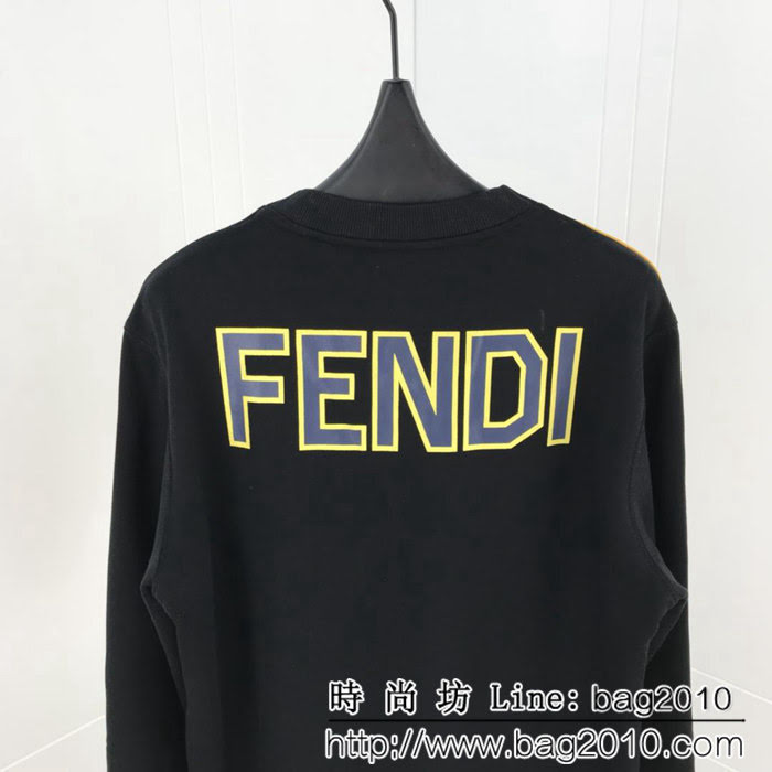 FENDI芬迪 專櫃同步 2018年新款 潮流時尚 圓領衛衣 情侶款 ydi1197